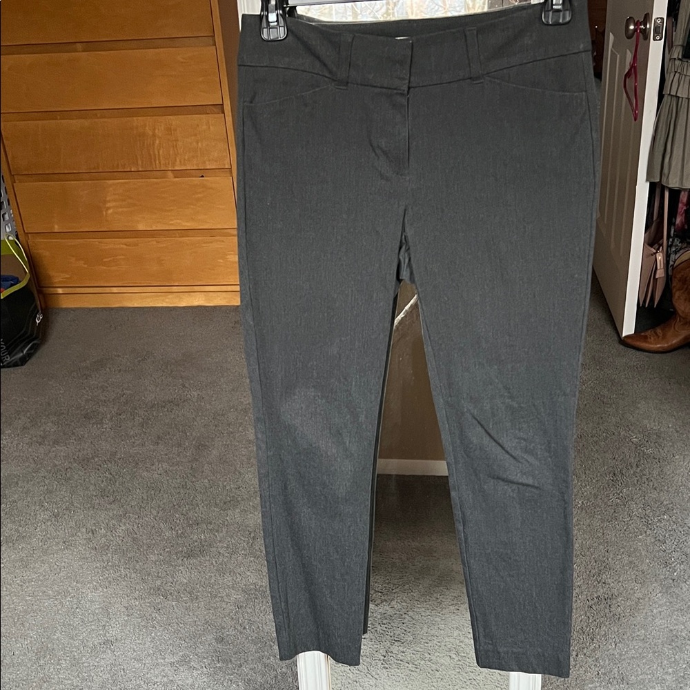 LOFT Dark Gray Skinny Pants